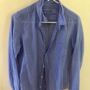 Frank and Eileen Periwinkle Gauze shirt